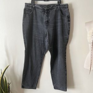 Vintage y2k north crest faded black jeans size 24 tall